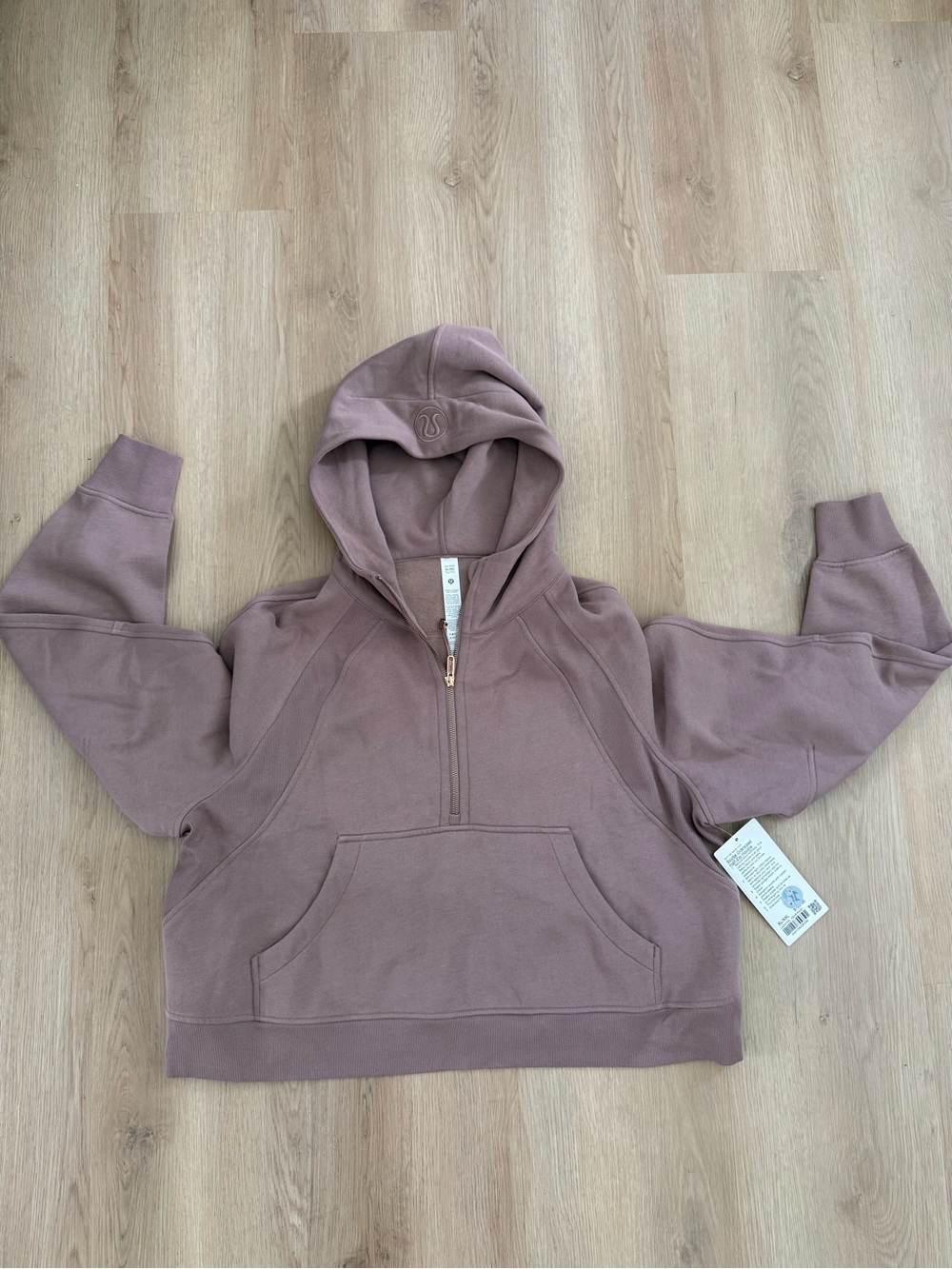 Lululemon Scuba Oversized Half Zip Hoodie Ashton Rose XL/XXL